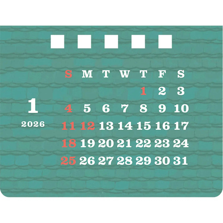 House Calendar 2026 - Flowers
