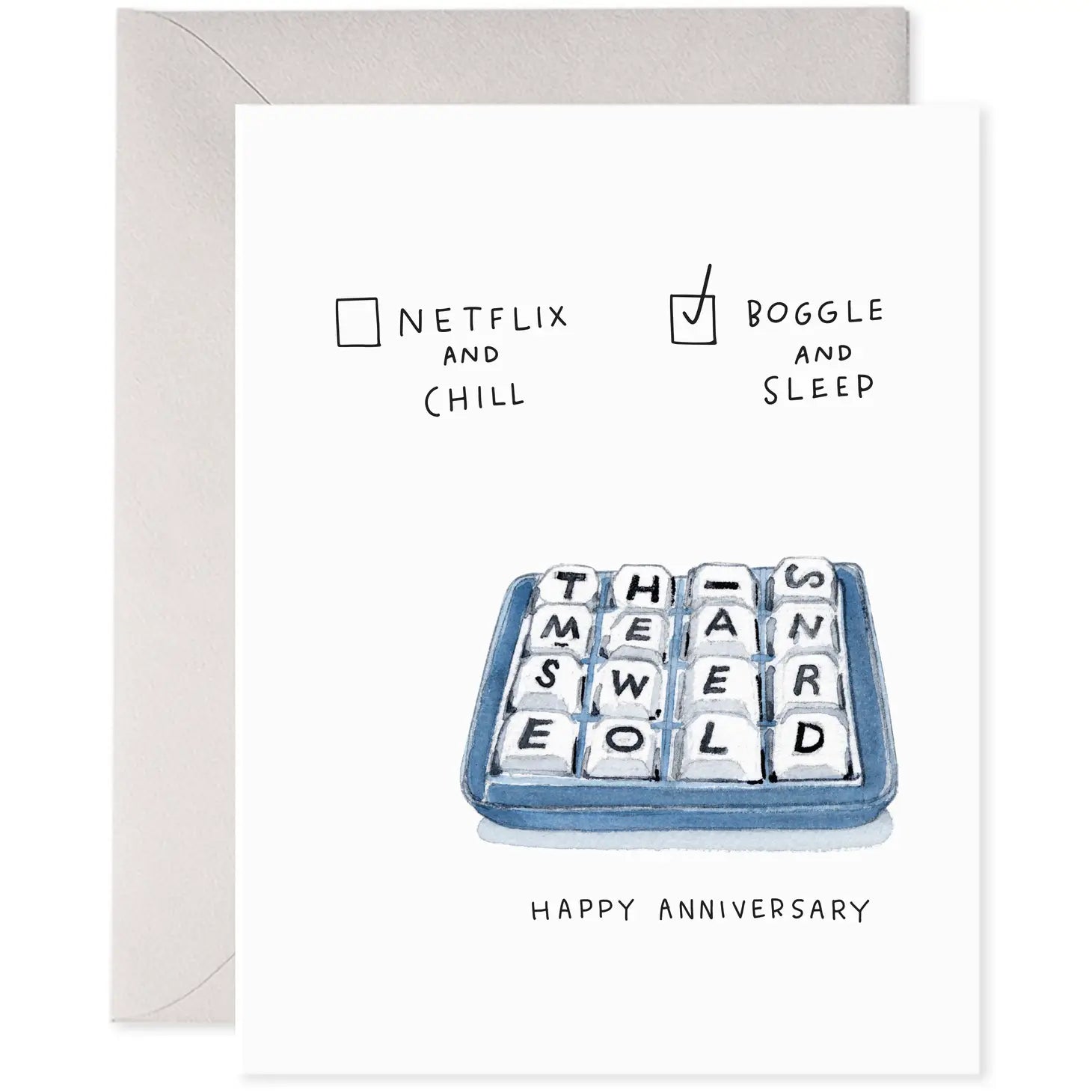 Boggle and Sleep vs. Netflix and Chill