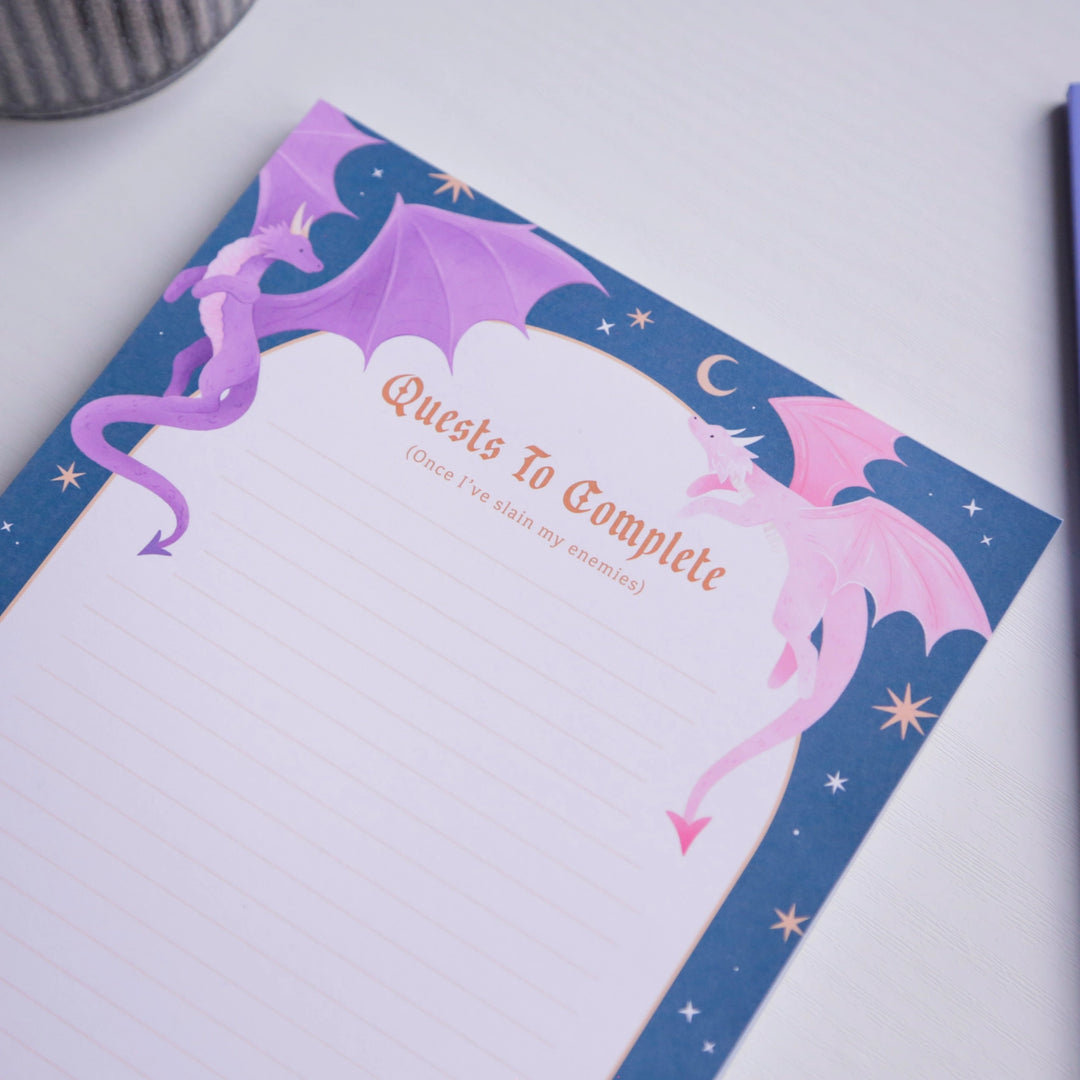 Quests To Complete Dragon Notepad