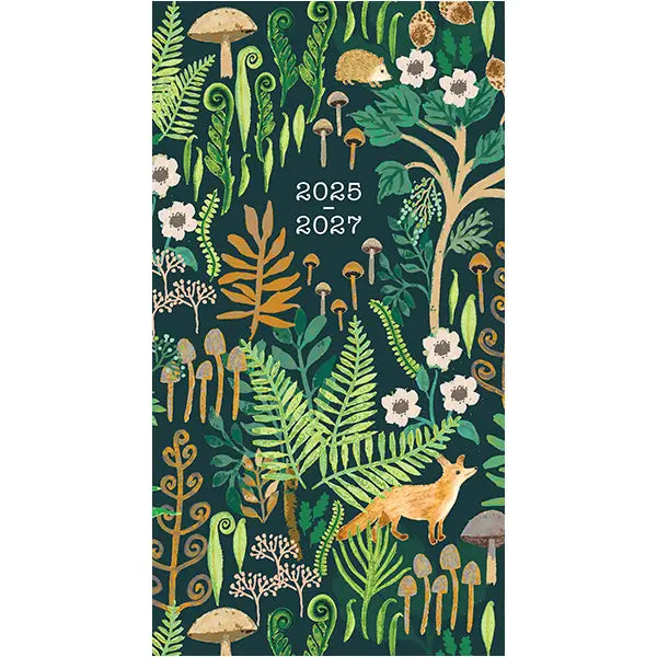 Woodland Mushrooms 2026 Two-Year-Plus Pocket Planner (Aug 2025 - Dec 2027)