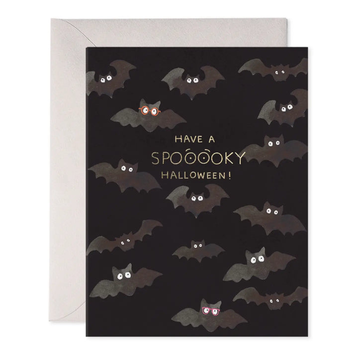 Spooky Bats Halloween Card