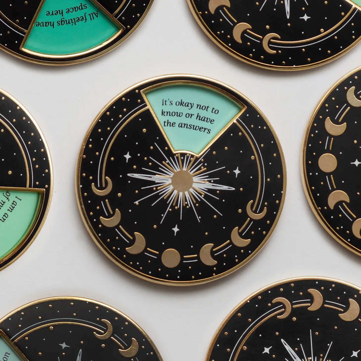 Bold Affirmations Interactive Spinner Enamel Pin