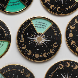 Bold Affirmations Interactive Spinner Enamel Pin