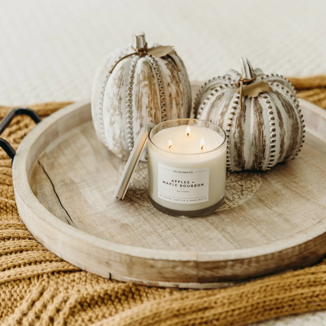 Apples + Maple Bourbon Soy Candle