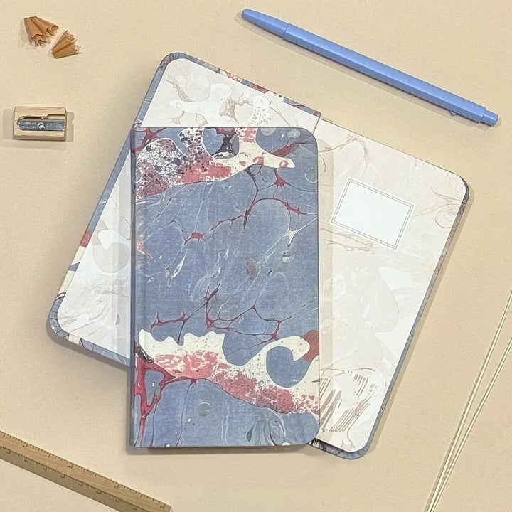 Fluxus Marble Pocket Hardcover Journal (3.5" x 6")