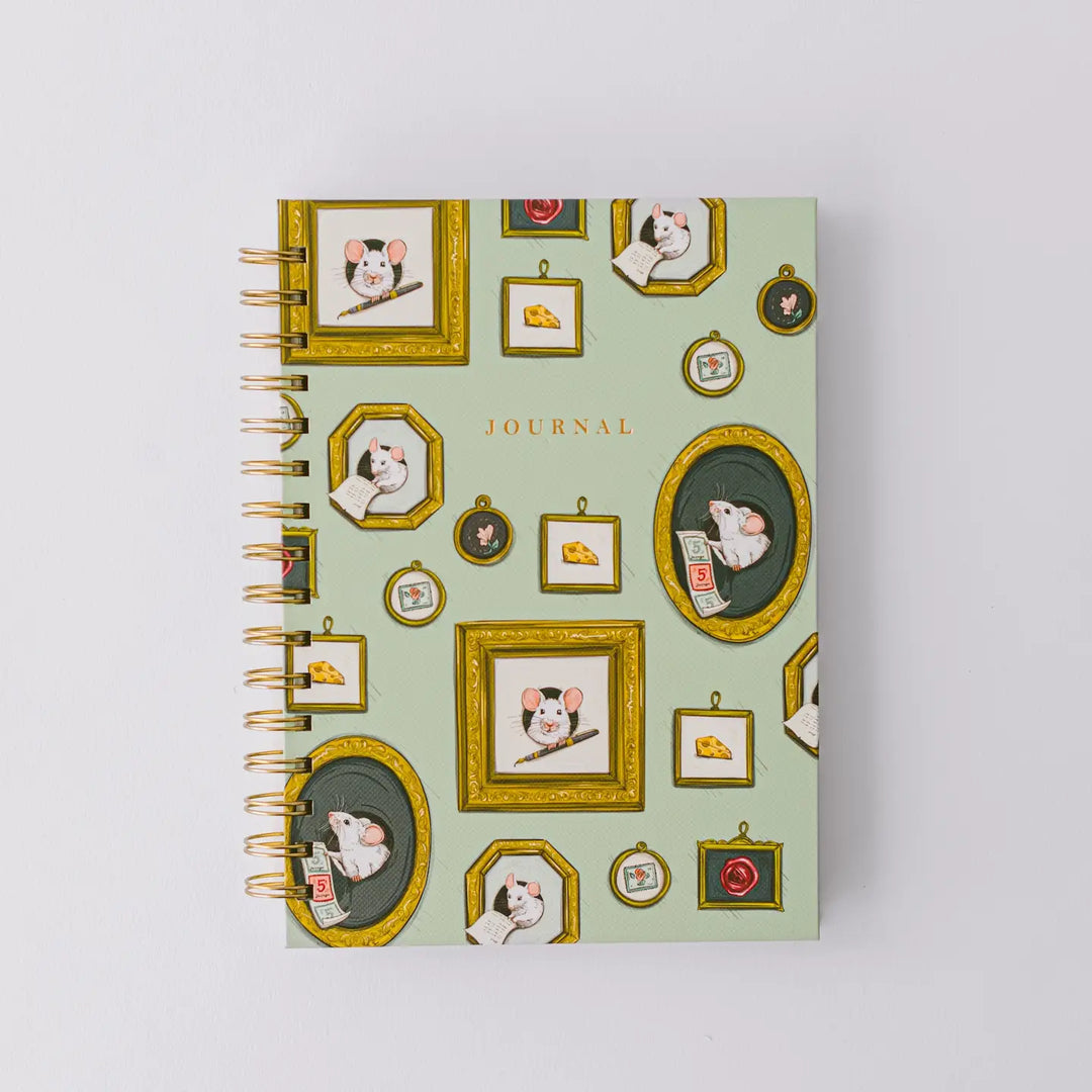 Mouse Cameo Spiral Notebook
