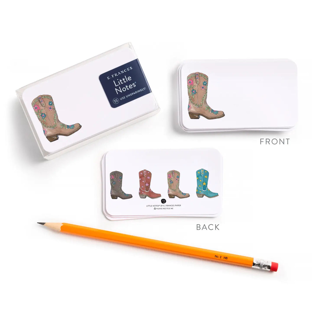 Cowboy Boot Little Notes