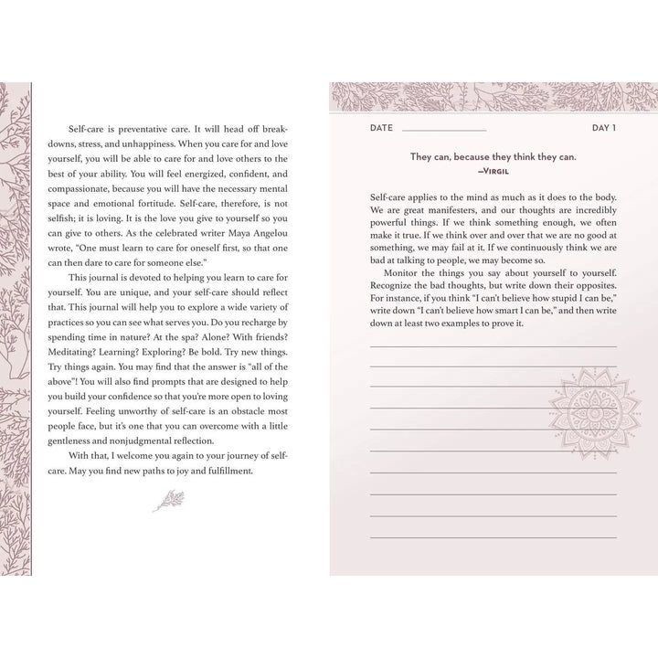 Self-Care Journal: 366 Prompts To Help Nurture & Recharge