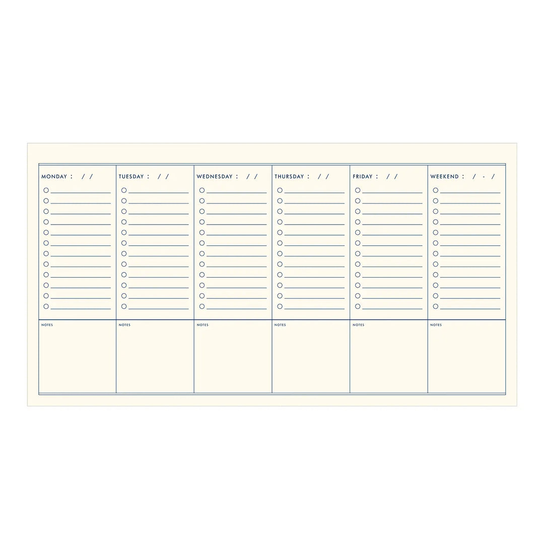 Floral Vines Weekly Planner