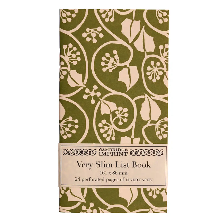 Very Slim List Notebooks