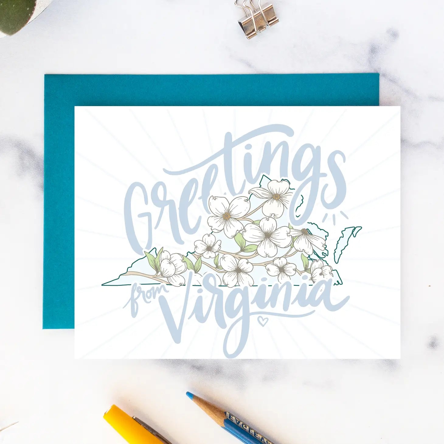Greetings from Virginia Card