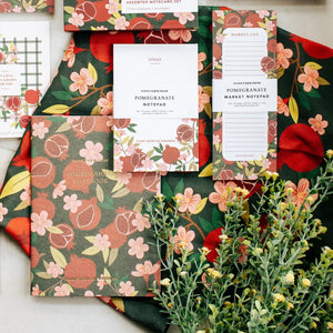 Pomegranate Market Notepad