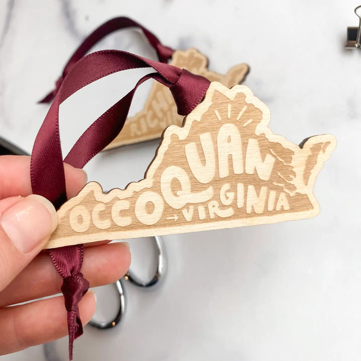 Occoquan, Virginia Wooden Ornament