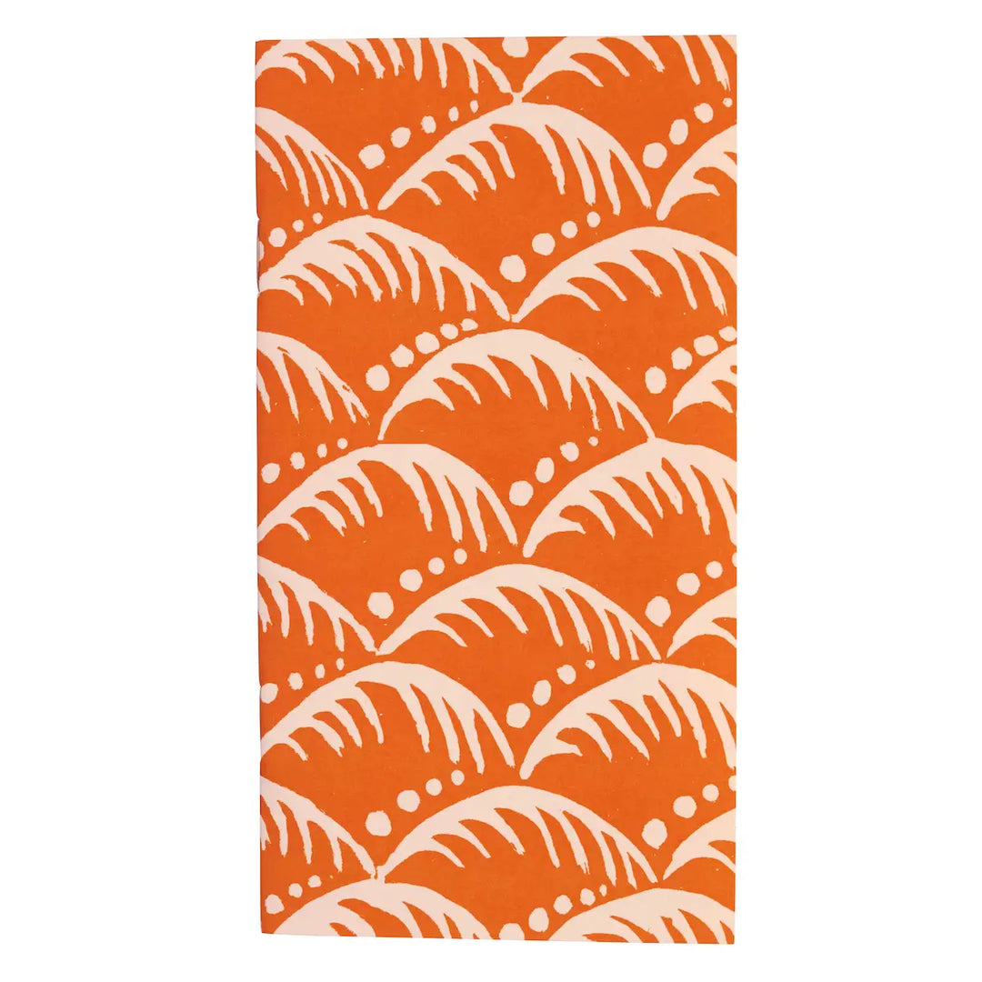 Very Slim List Book Wave Blood Orange