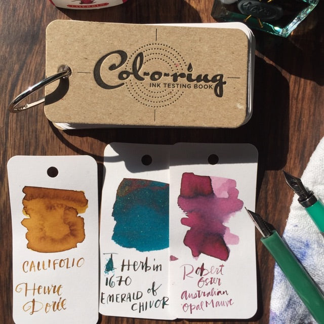 Col-O-Ring Ink Testing Book (Standard Size)