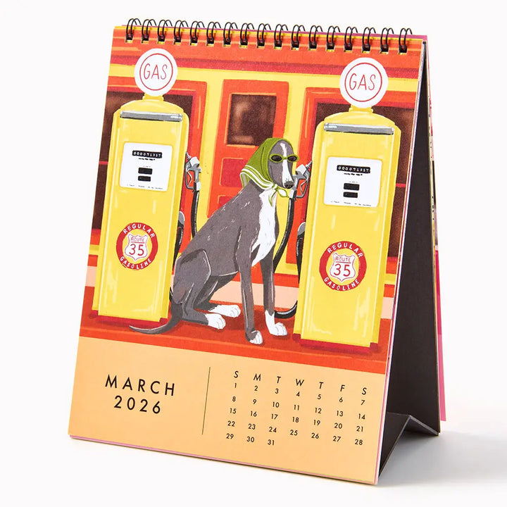 2026 Good Boys Desk Calendar
