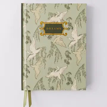 Swan Dance Toile Hardcover Notebook
