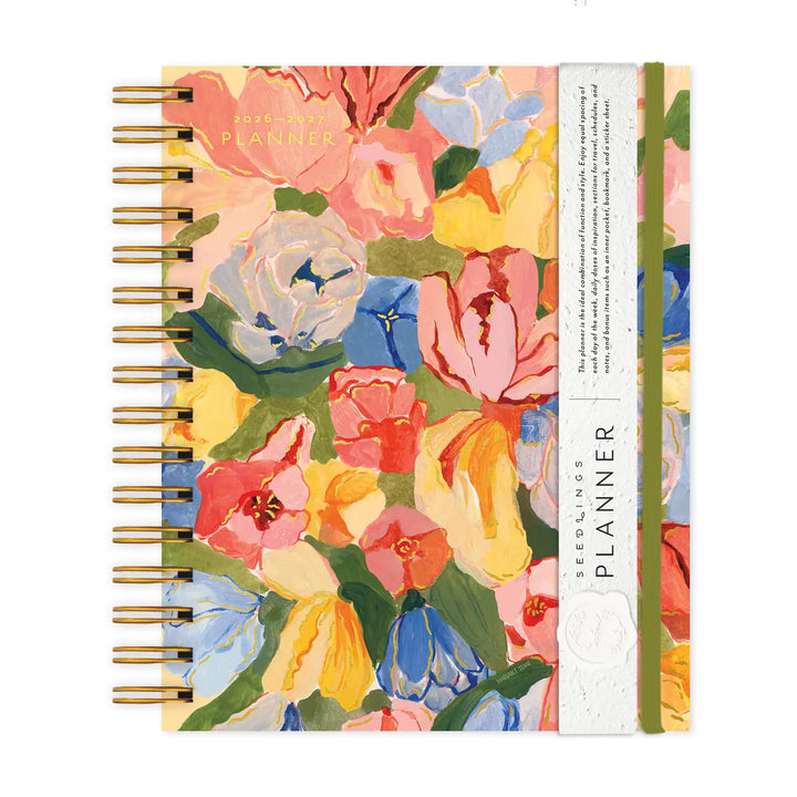 Angel Seedlings 17-Month Hardcover Spiral Planner (Aug 2026 - Dec 2027)