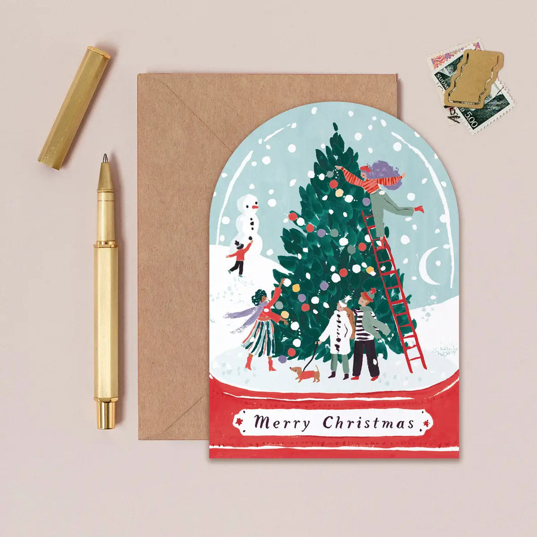 Snowglobe Christmas Card | Holiday Cards | Christmas 2026