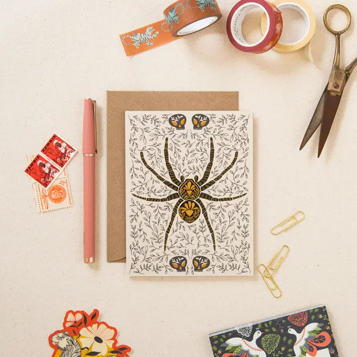 Dark Omens Spider Greeting Card