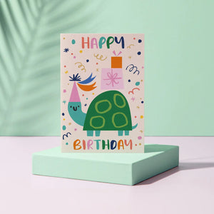 Turtle Children's Birthday Card