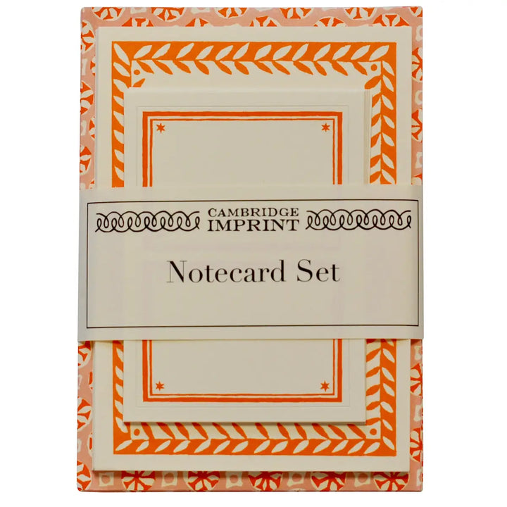 Set of Notecards and Envelopes Sea Urchin Neon