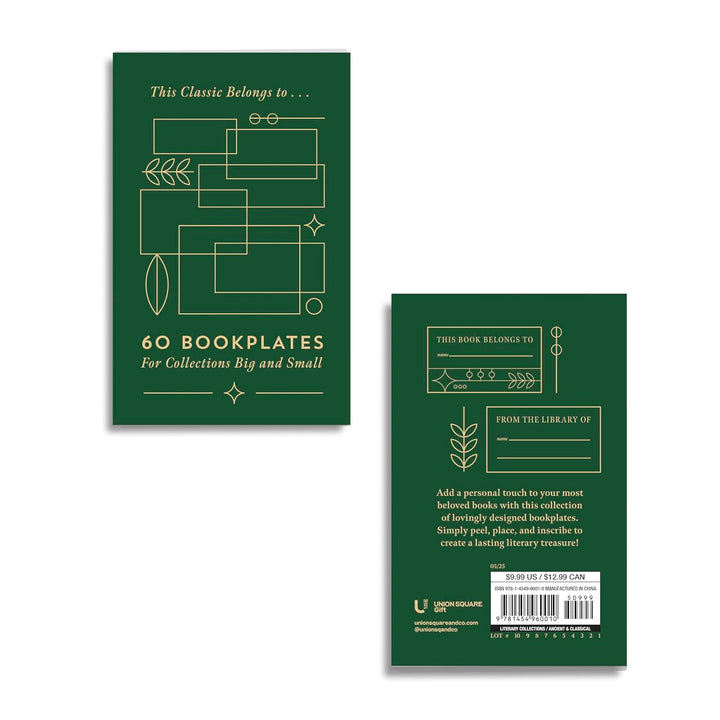 This Classic Belongs to . . .: 60 Bookplates for Collections Big and Small