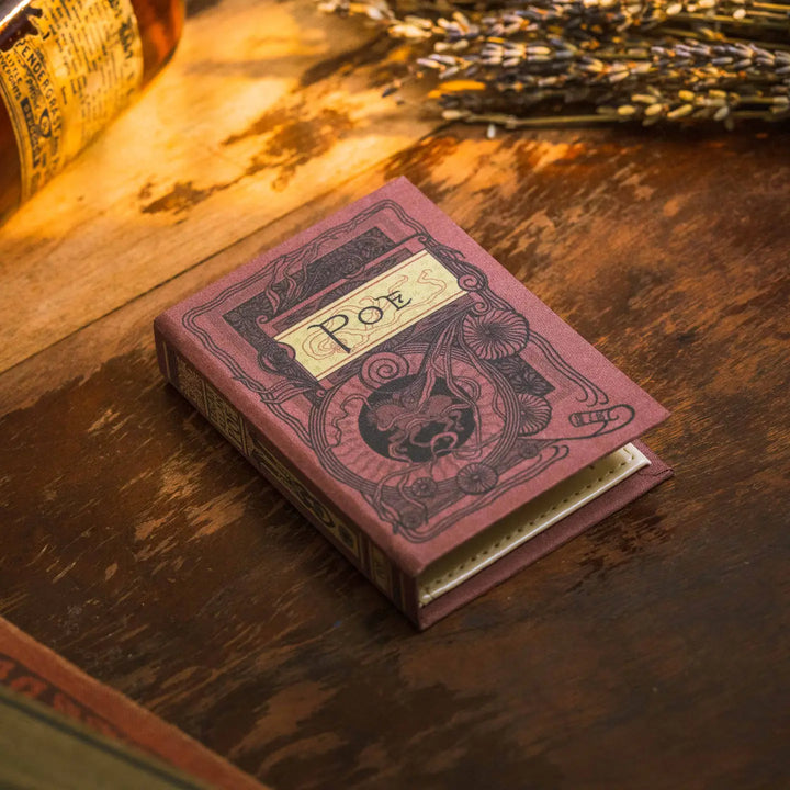 The Complete Poetical Works of Edgar Allan Poe 1884 Edition Book Wallet (Crimson)