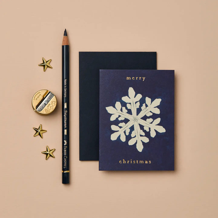 Snowflake Merry Christmas Mini Card