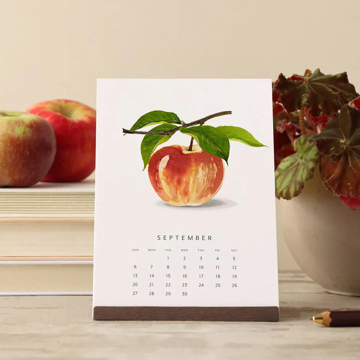 2025 Fresh Fruit Desk Calendar