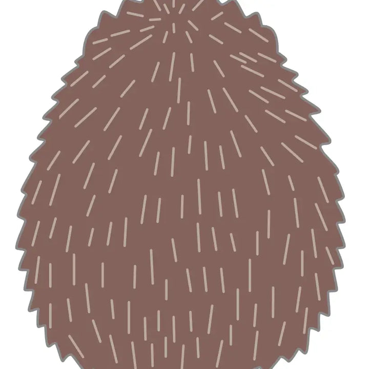 Die-Cut Mini Hedgehog Calendar 2026