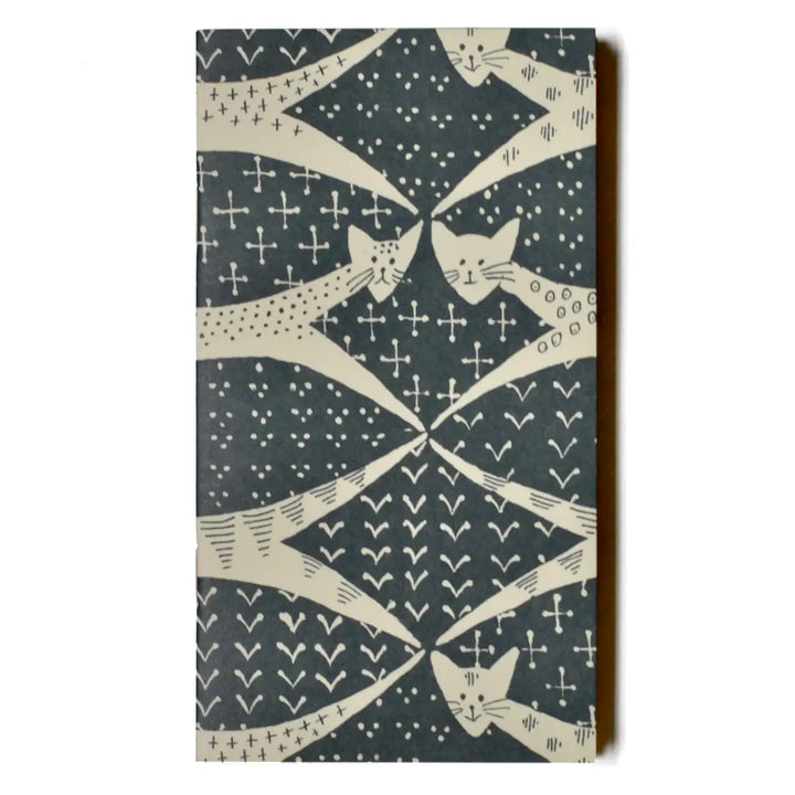 Very Slim List Book Small Cats Navy