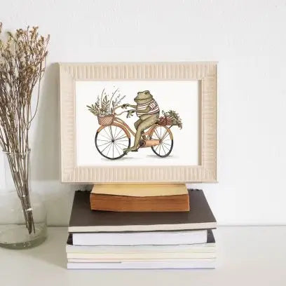 Spring Frog Art Print
