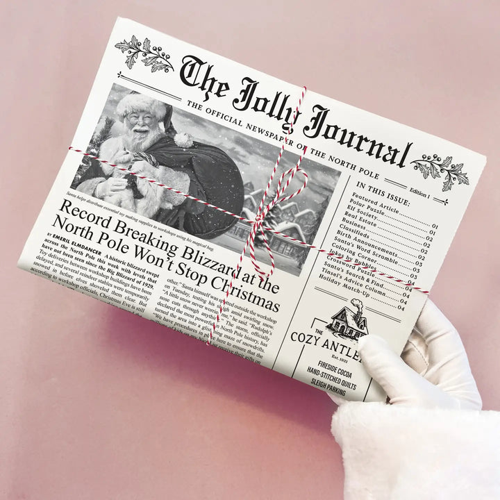 The Jolly Journal - Holiday Newspaper and Gift Wrap