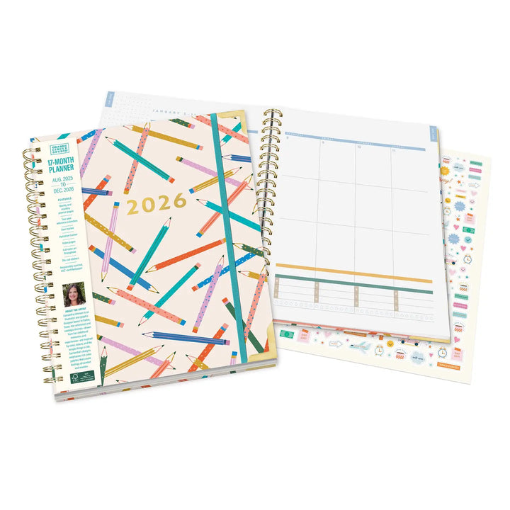 Make Your Mark Extra-Large Spiral Planner (Aug 2025 - Dec 2026)