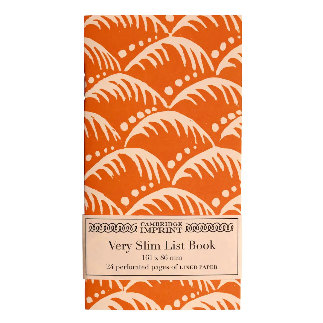 Very Slim List Notebooks