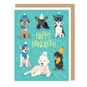 Hanukkah Dogs Card