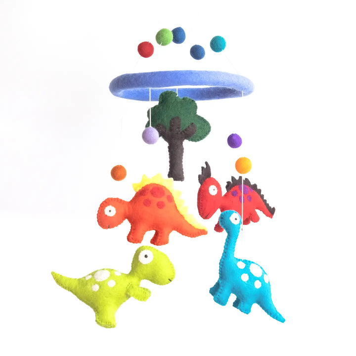 Dinosaur Felt Mobile