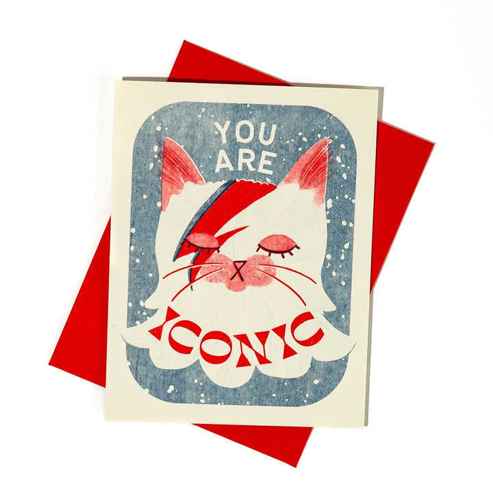 You Are Iconic - Risograph Card