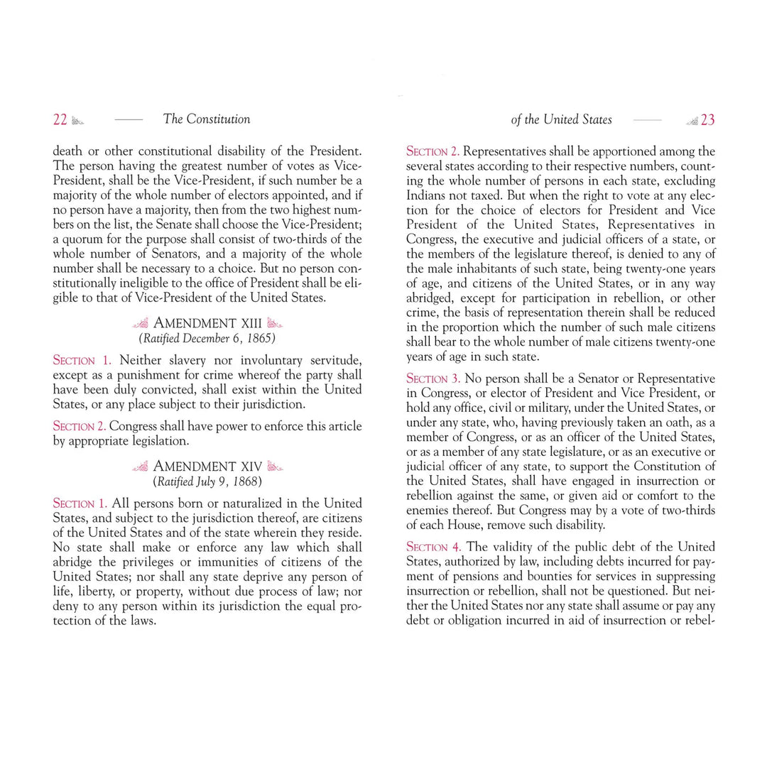 Constitution of the United States (Red)