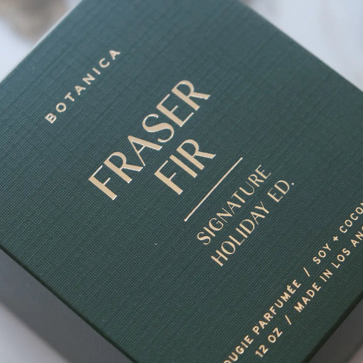 Botanica Holiday Candle: Fraser Fir, 12oz.