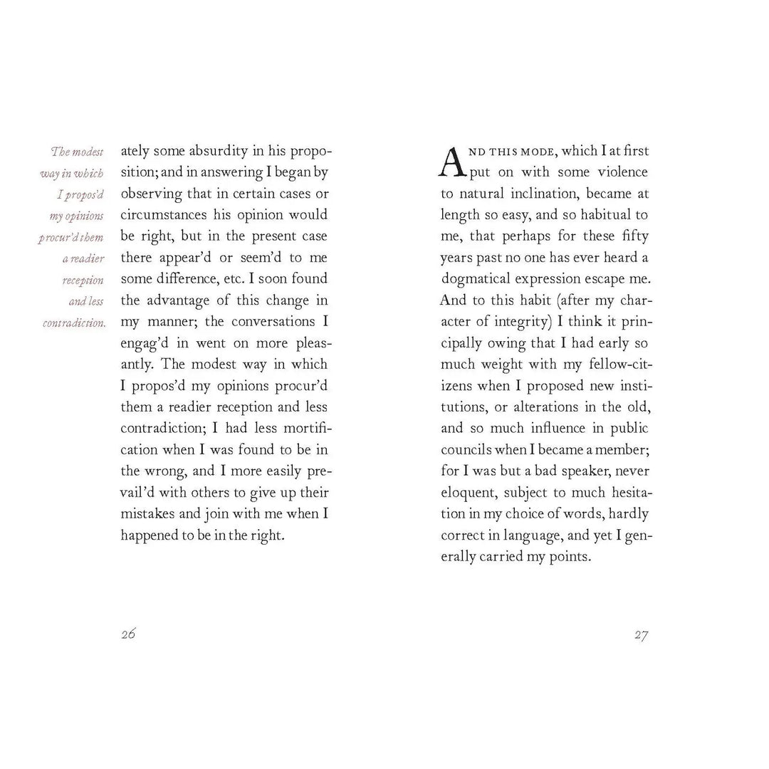 Benjamin Franklin's Book of Virtues