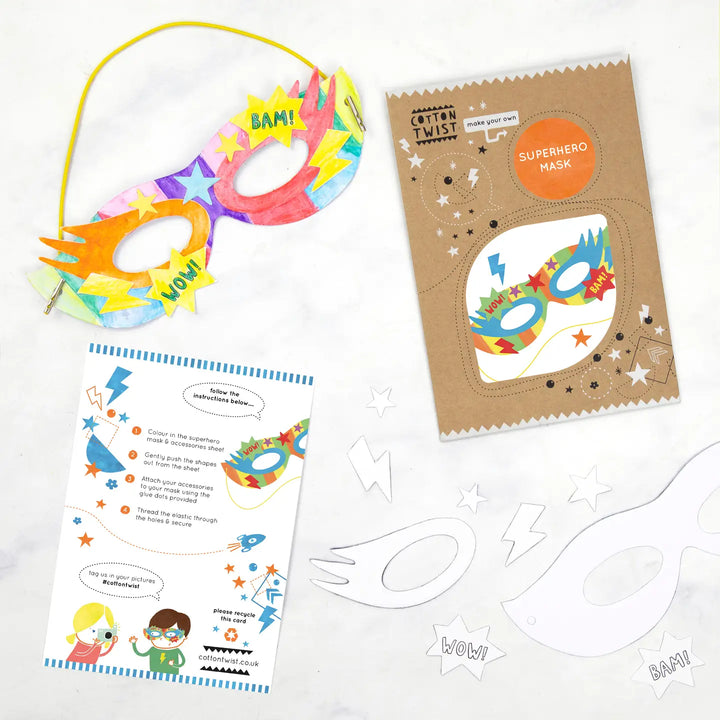 Make Your Own Superhero Mask Kit