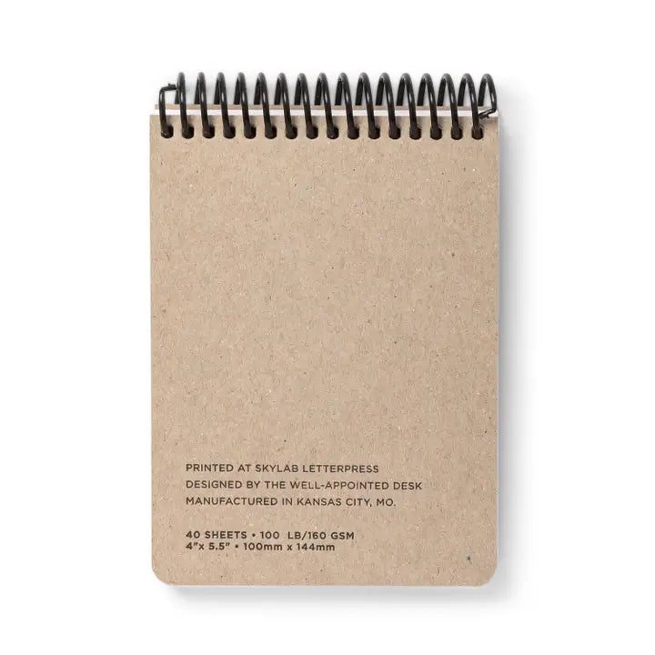 Col-O-Ring "Oversize" Spiral Bound Notebook
