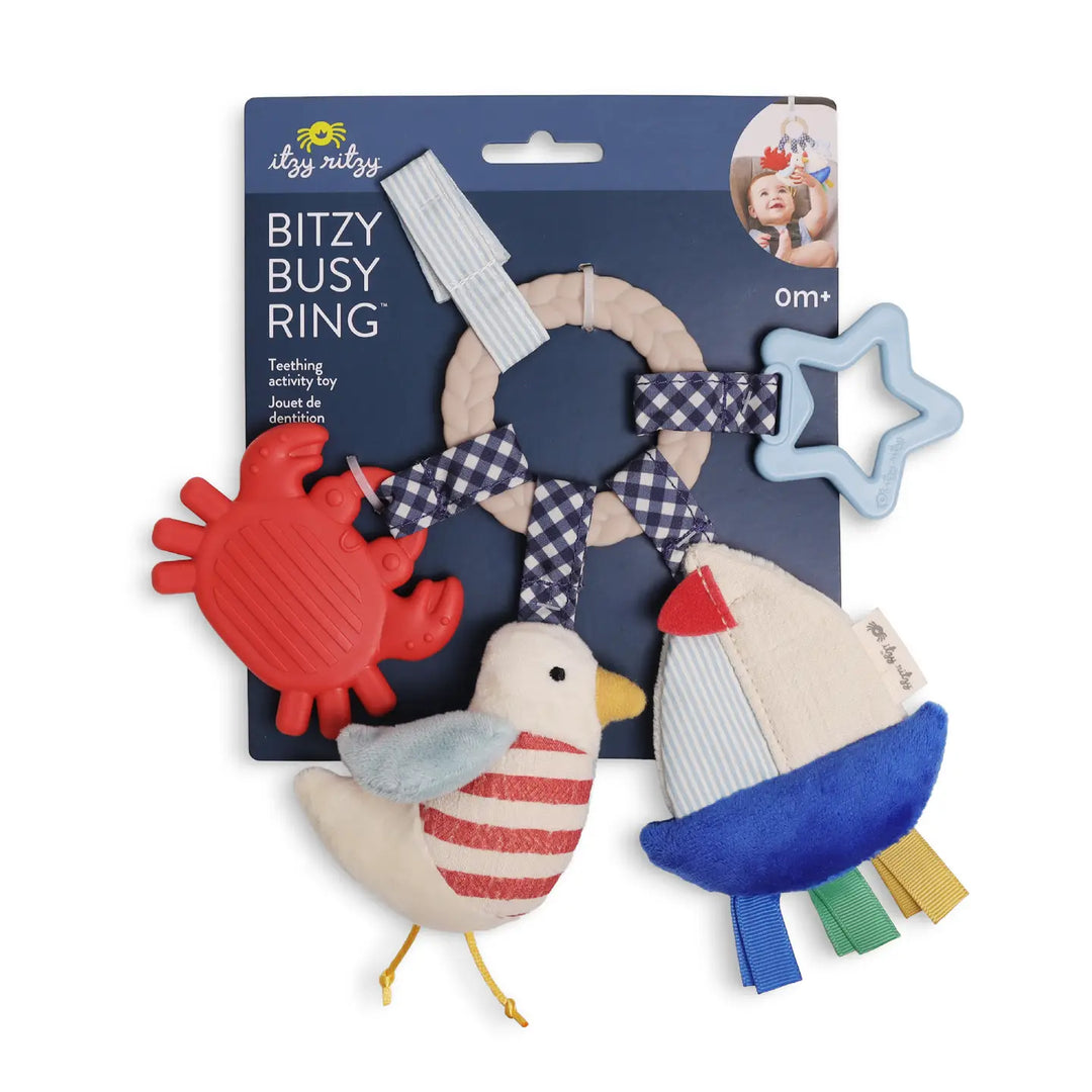 Bitzy Busy Ring Teething Activity Toy