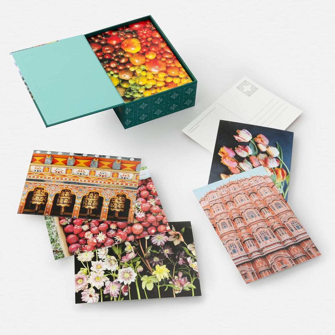 A World of Patterns: 100 Vibrant Postcards