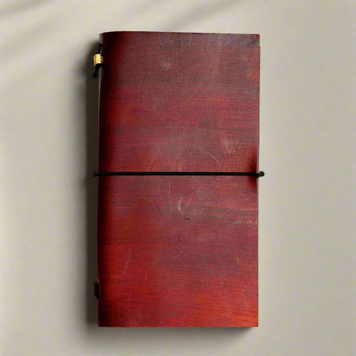 Debossed Refillable Leather Traveler's Notebooks