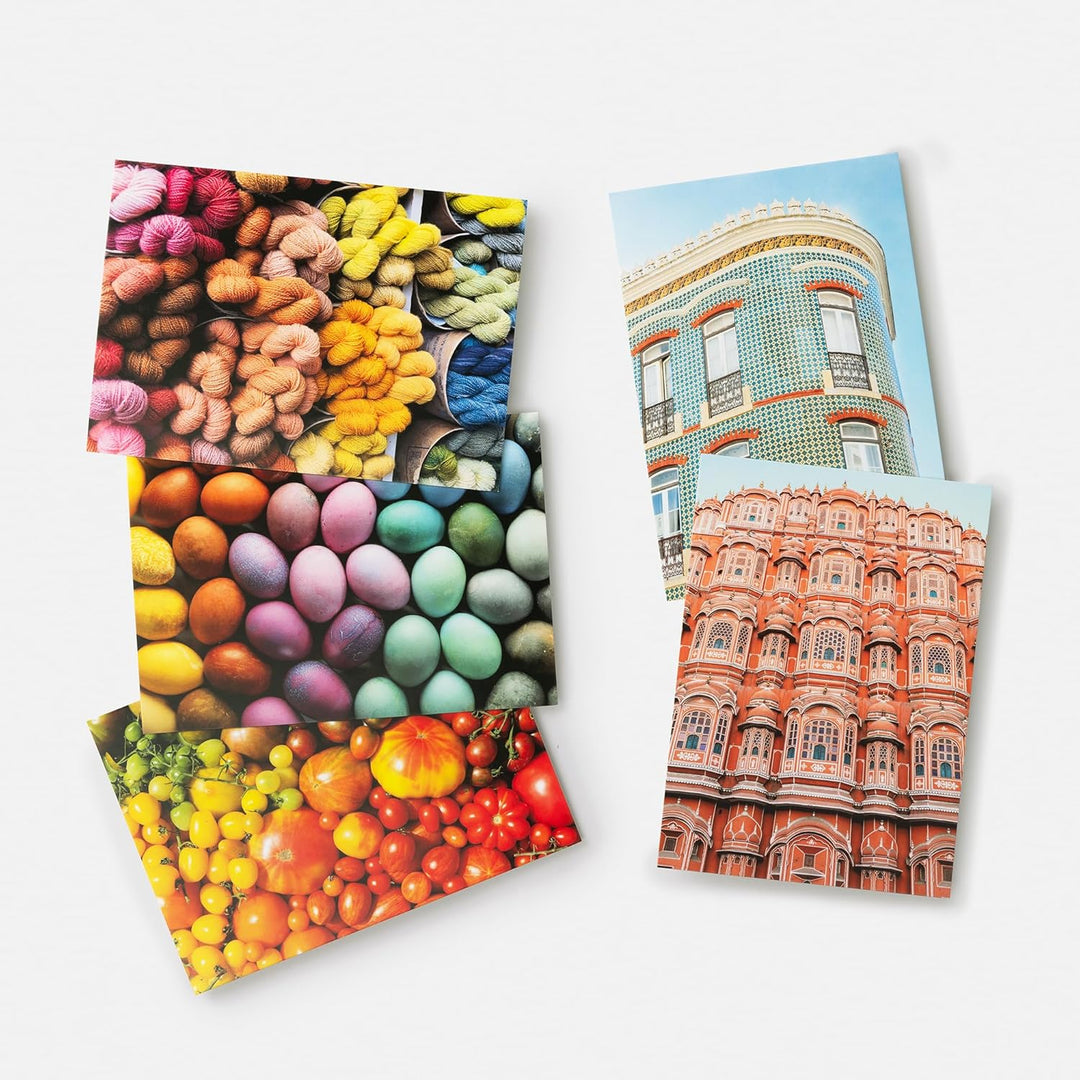 A World of Patterns: 100 Vibrant Postcards