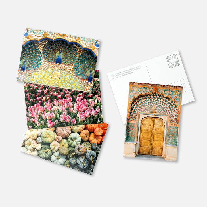 A World of Patterns: 100 Vibrant Postcards