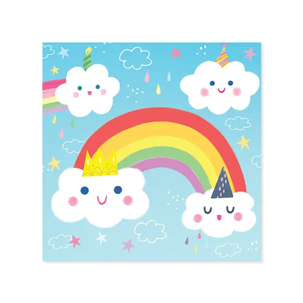 Happy Clouds & Rainbows  Birthday Treasures Pop-up Card